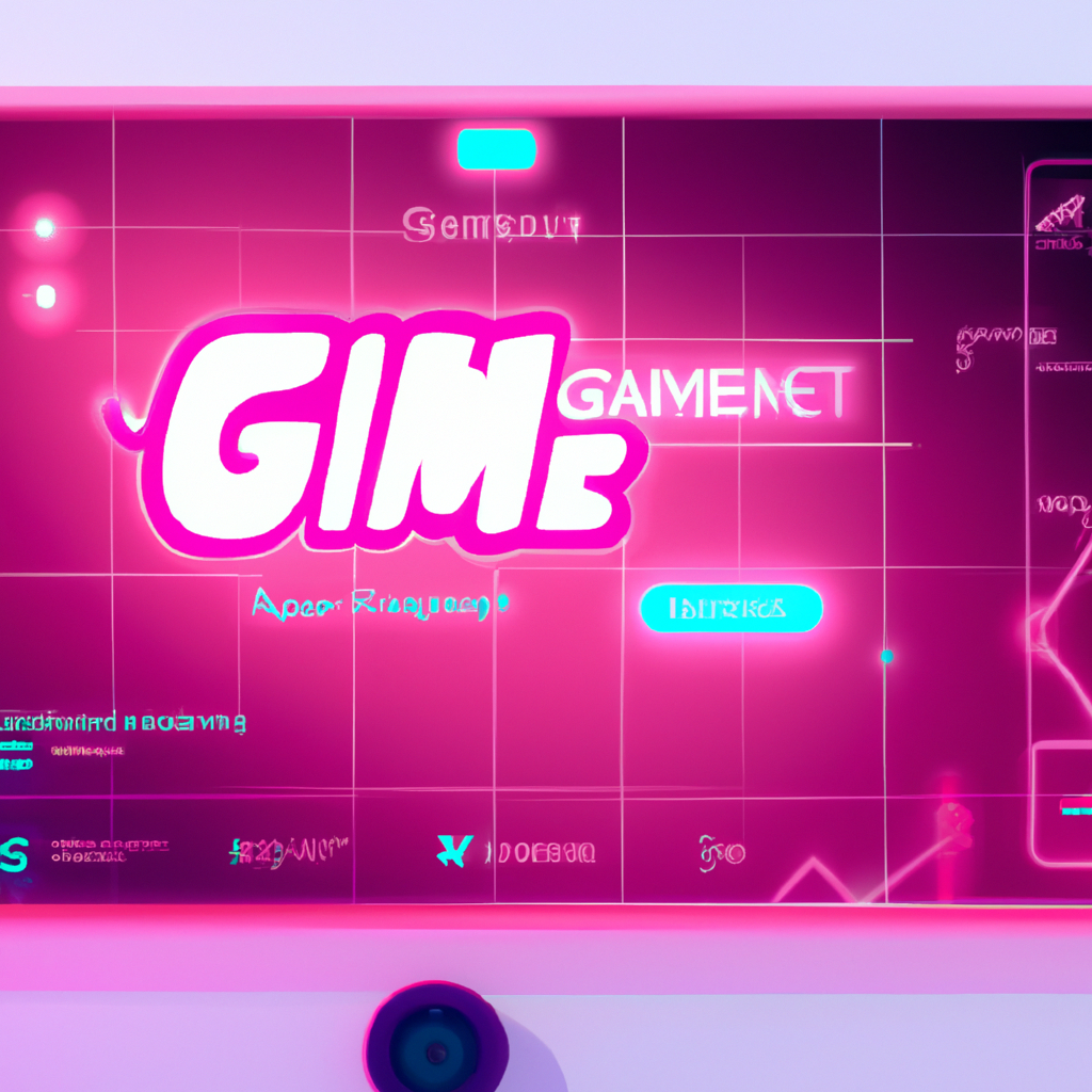 ArcadePulse featured game showcase with neon UI